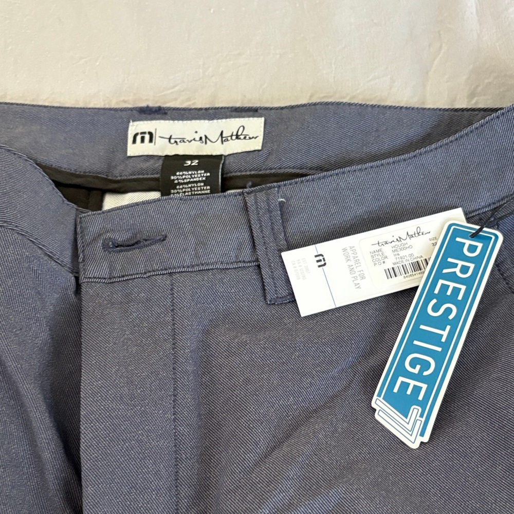 Travis Mathew Slate Blue Trousers